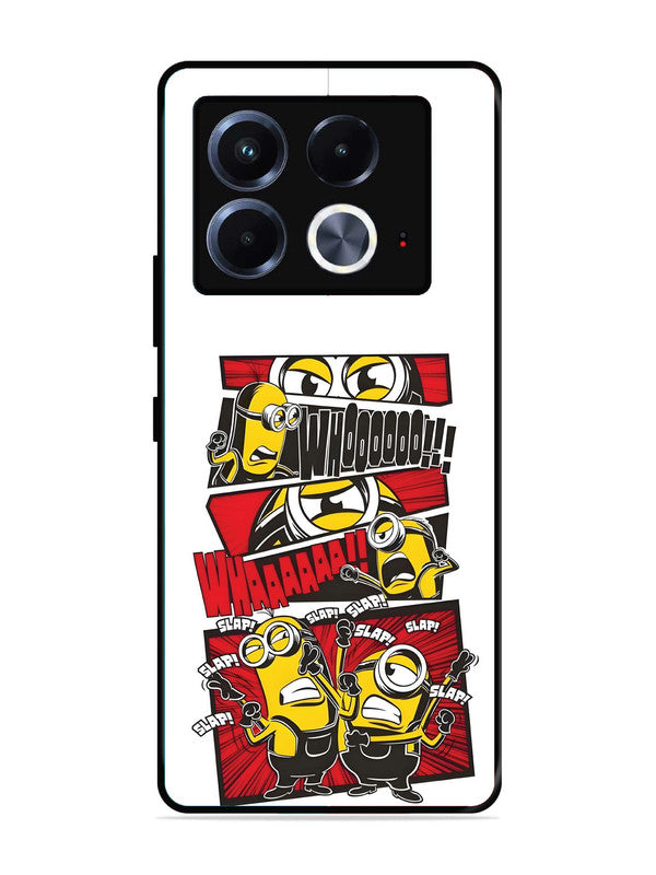 Infinix Note 40 5G Minions Comic Panel Action