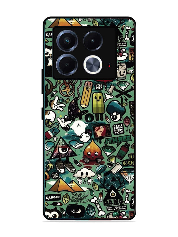 Infinix Note 40 5G Pop Art Doodle Graffiti Collage