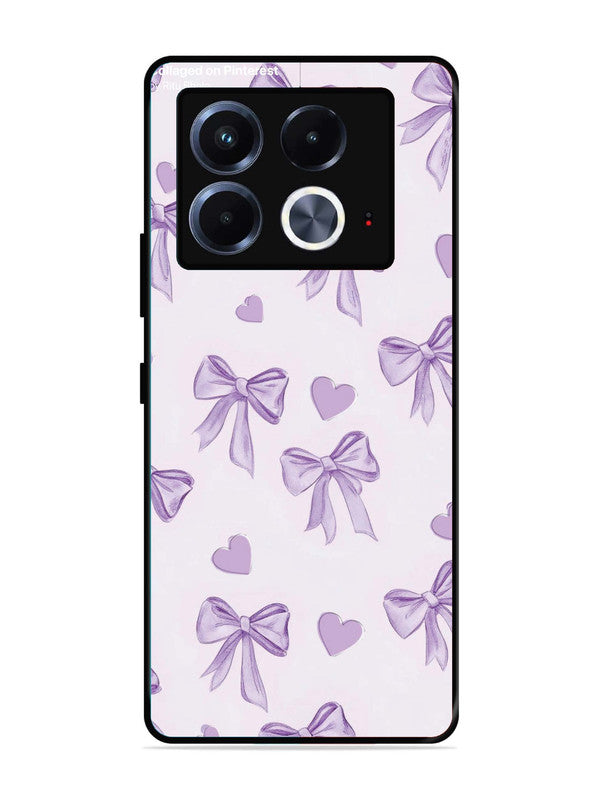 Infinix Note 40 5G Bow Tie, Purple Hair Band