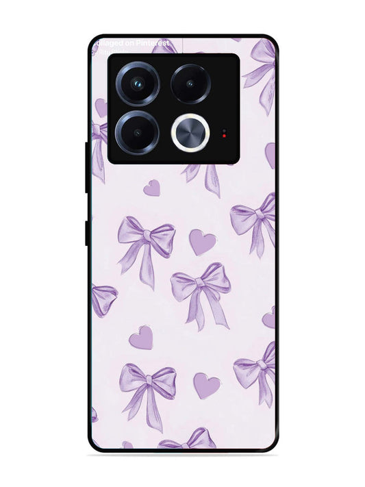 Infinix Note 40 5G Bow Tie, Purple Hair Band