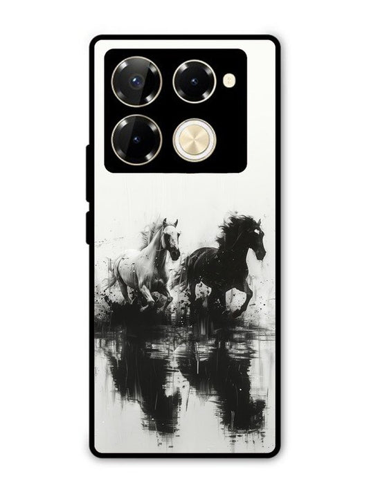 Infinix Note 40 Pro 5G Black & White Horse