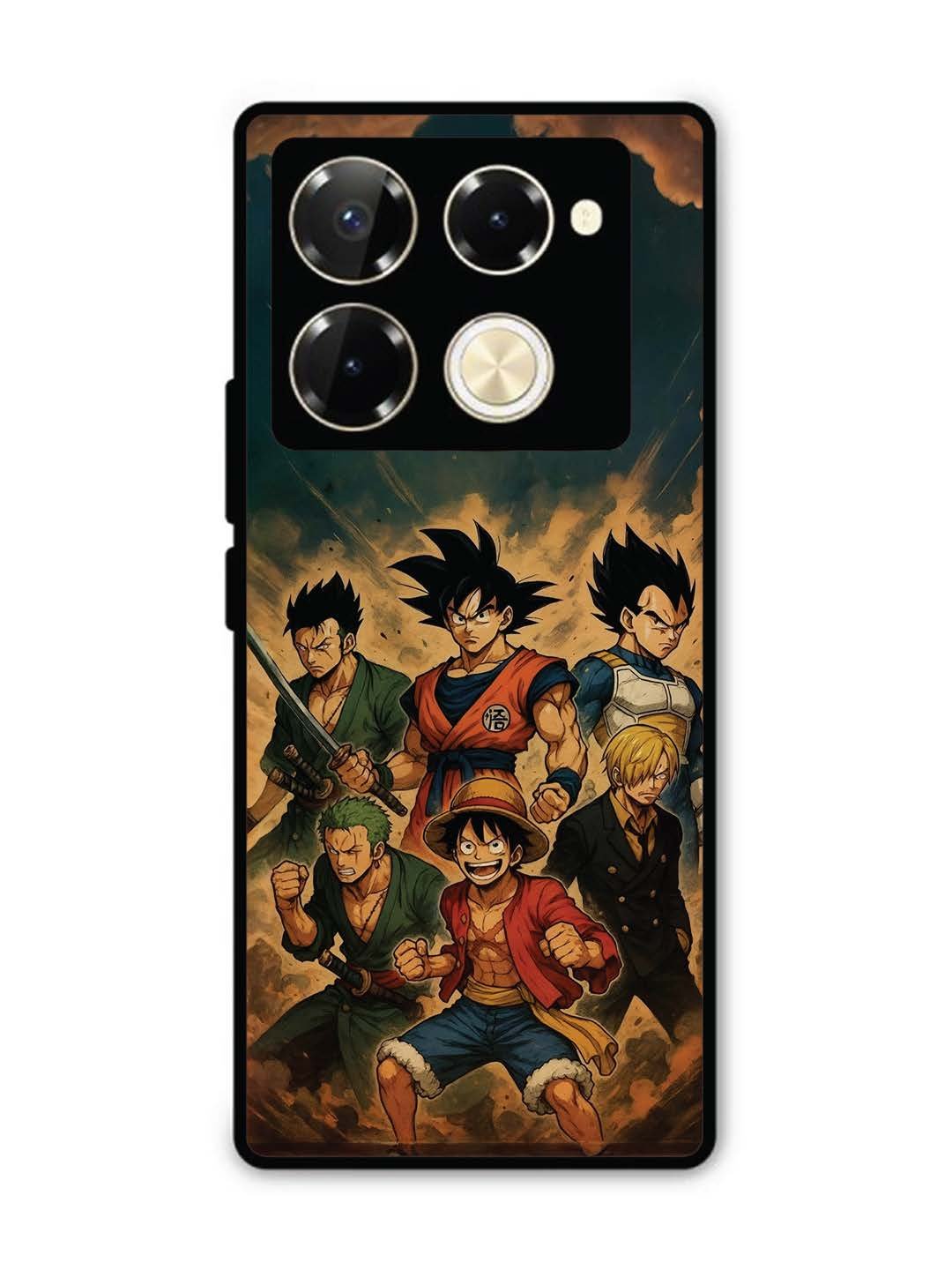 Infinix Note 40 Pro 5G OnePiece n Dragon Ball Z in one team