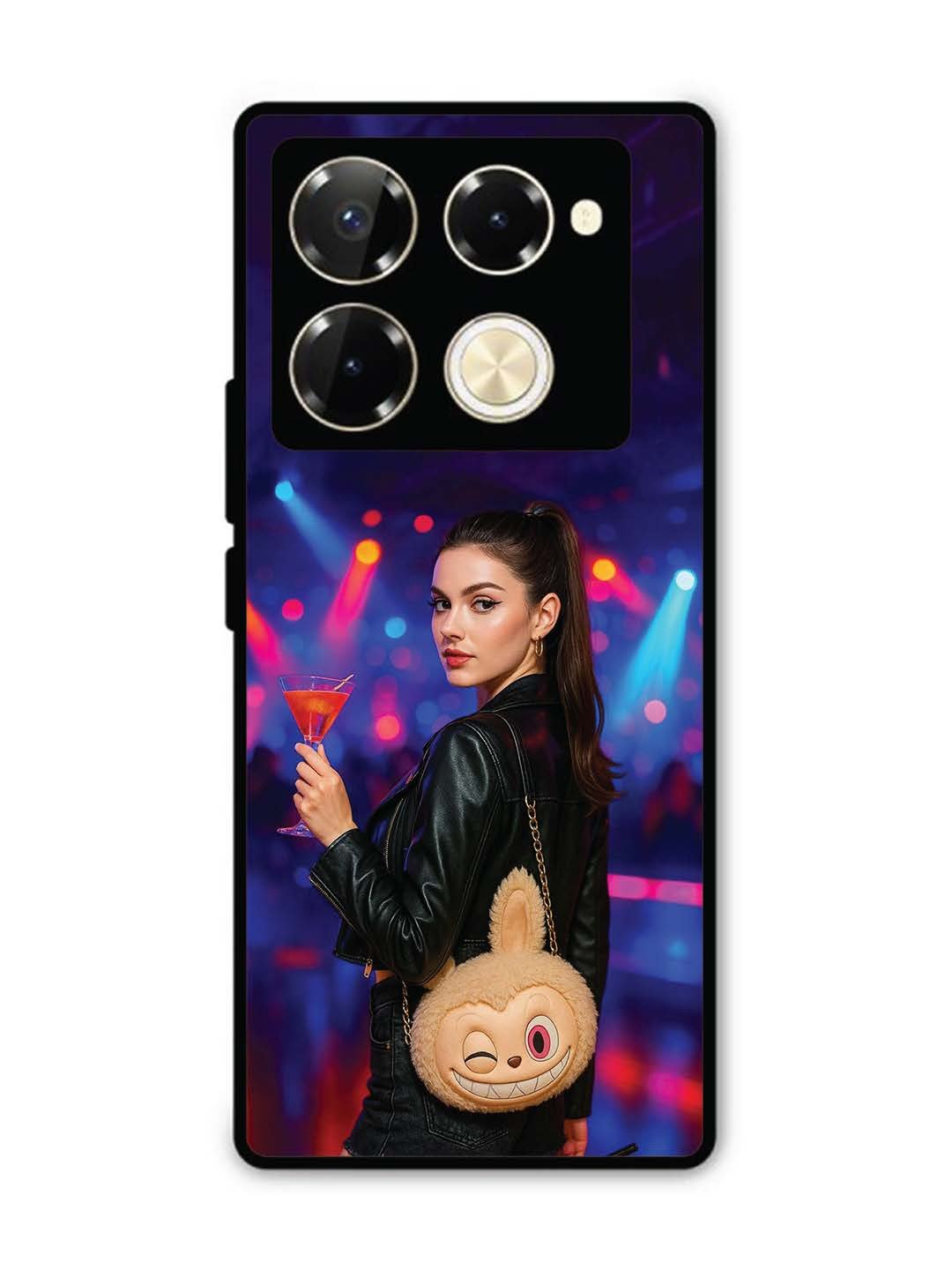 Infinix Note 40 Pro 5G Girl with Labubu Purs