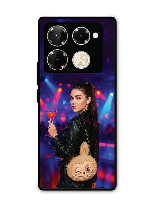 Infinix Note 40 Pro 5G Girl with Labubu Purs