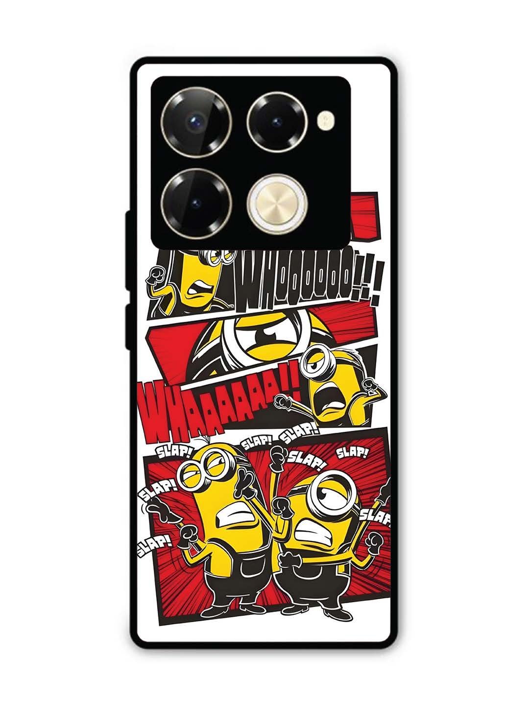 Infinix Note 40 Pro 5G Minions Comic Panel Action
