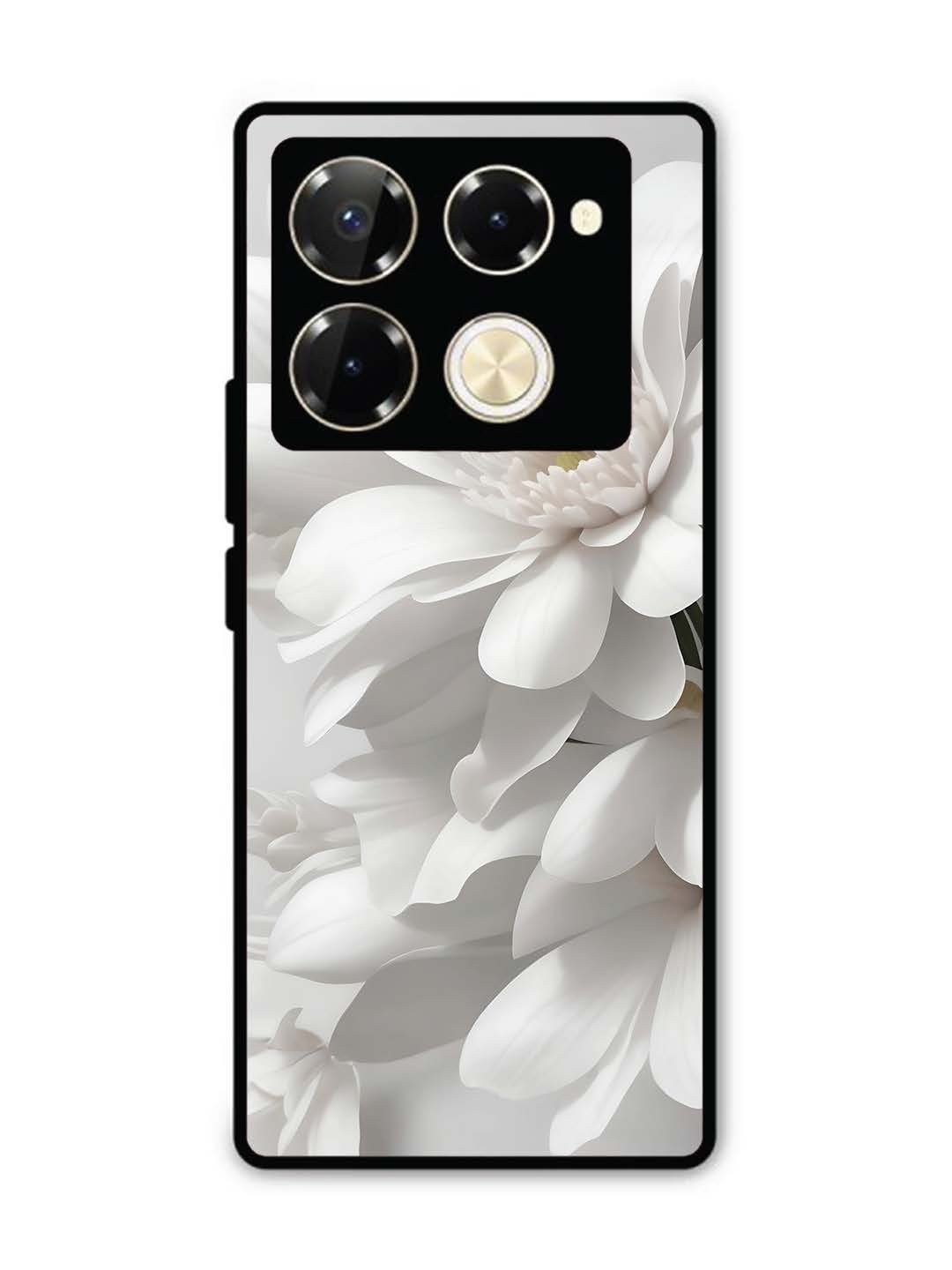 Infinix Note 40 Pro 5G Soft Focus Purity white Flower