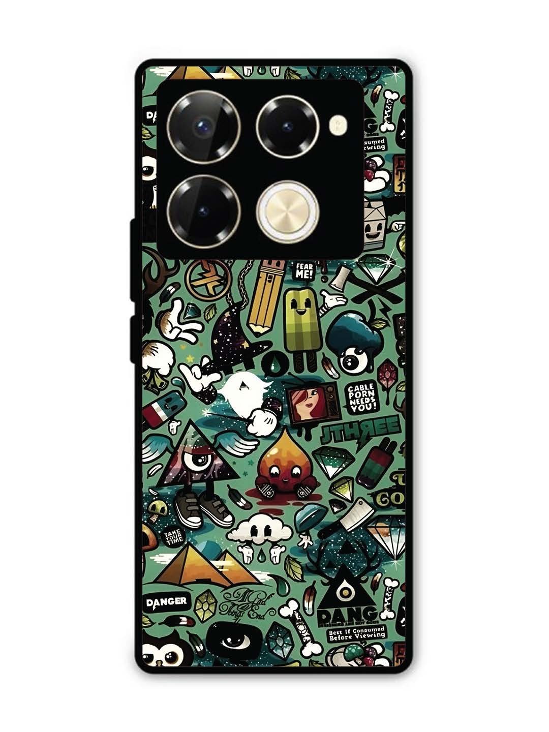 Infinix Note 40 Pro 5G Pop Art Doodle Graffiti Collage