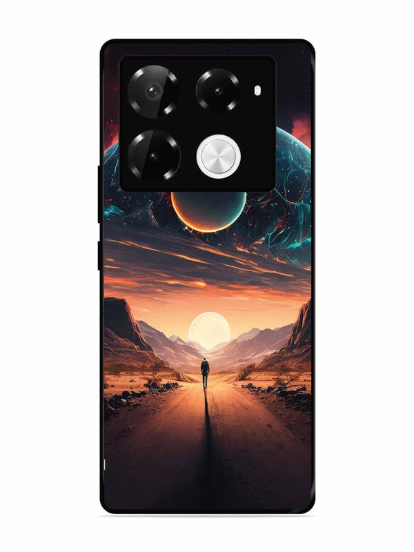 Infinix Note 40 Pro Plus 5G Sunset with space scene