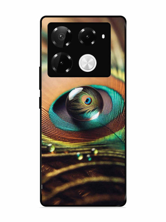 Infinix Note 40 Pro Plus 5G Water Drop On Peacock Feather