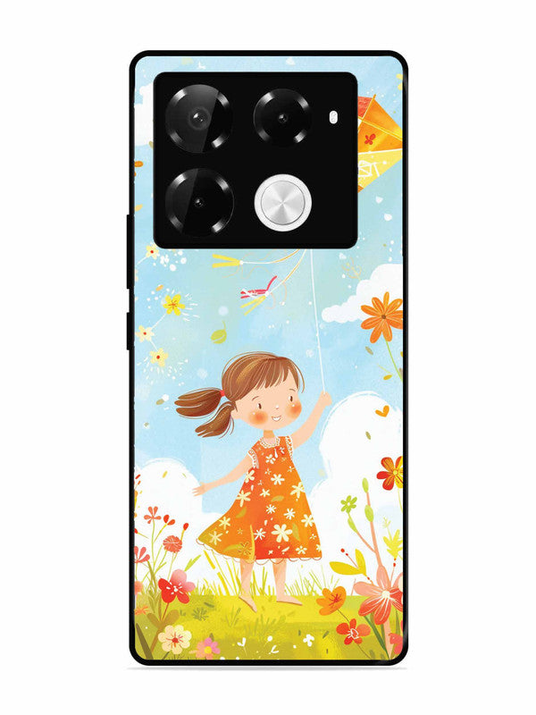 Infinix Note 40 Pro Plus 5G Little Girl Kite Flying