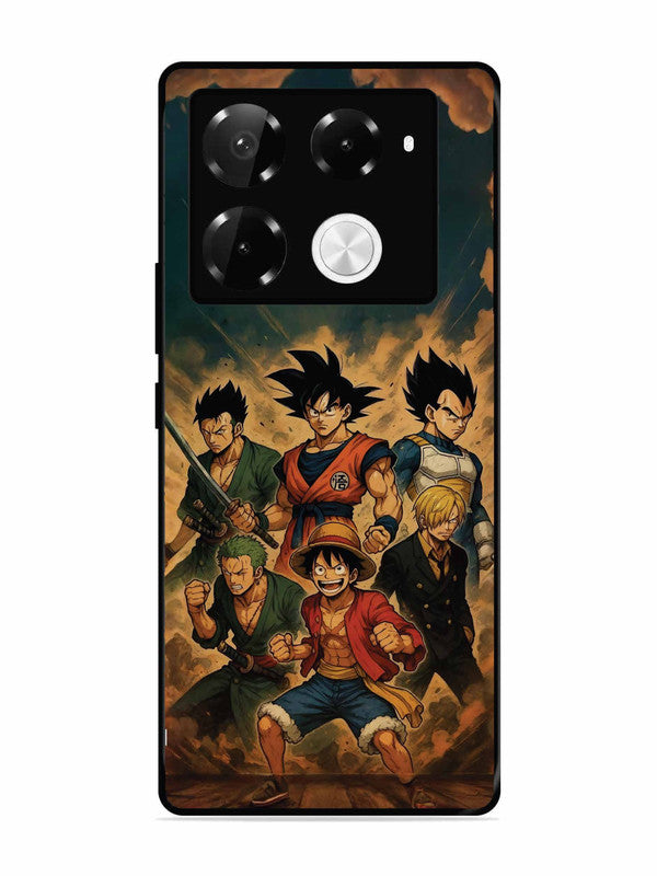 Infinix Note 40 Pro Plus 5G OnePiece n Dragon Ball Z in one team