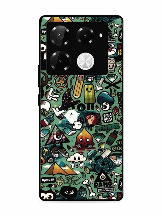 Infinix Note 40 Pro Plus 5G Pop Art Doodle Graffiti Collage
