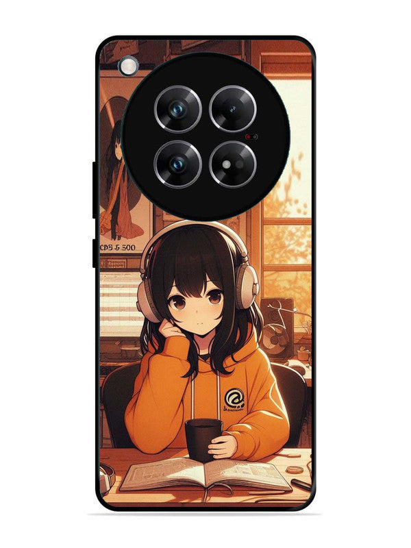 Infinix Zero 40 5G Cute Girl listening Music