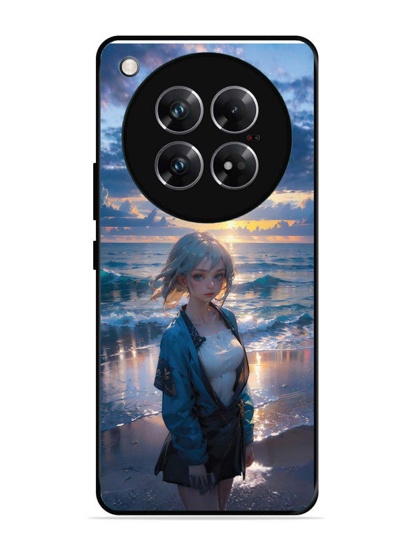 Infinix Zero 40 5G Anime Girl Beach Ocean Waves