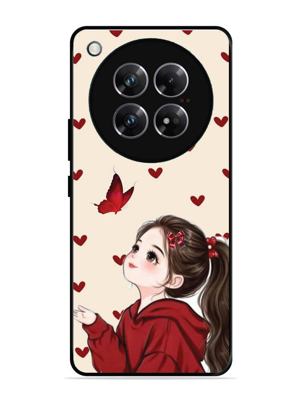 Infinix Zero 40 5G Beautiful girl with red butterfly