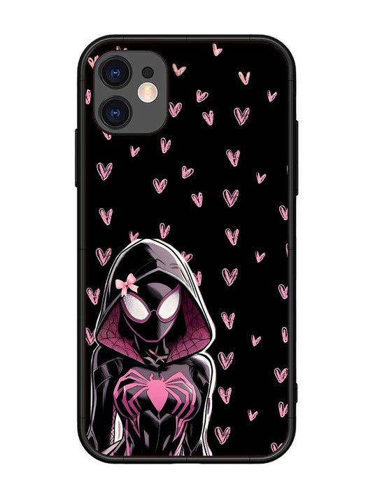 iPhone 11 Spidergirl with hearts