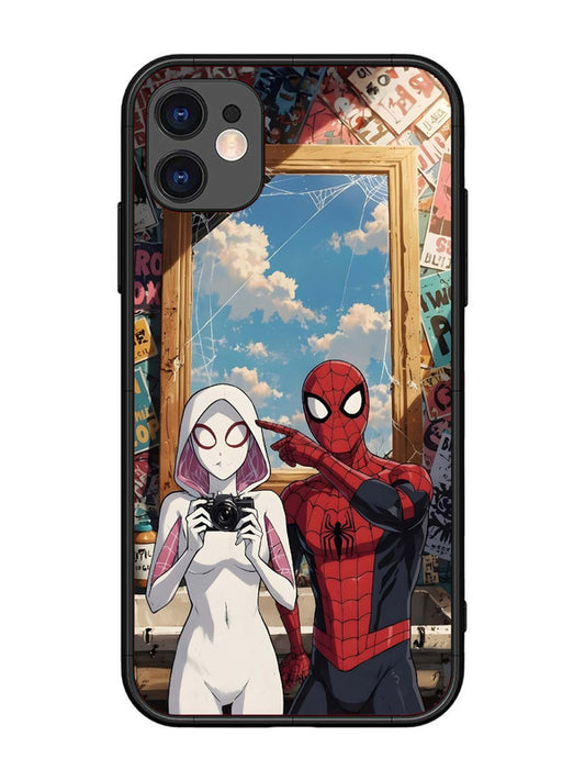 iPhone 11 Spiderman and Spiderwoman