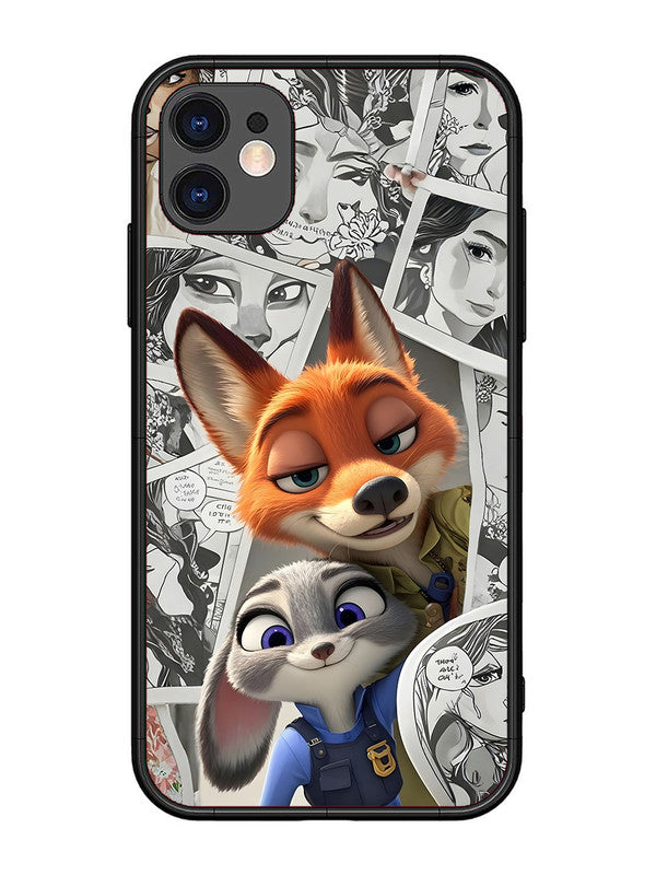 iPhone 11 Cute Nick wilde and judy hopps