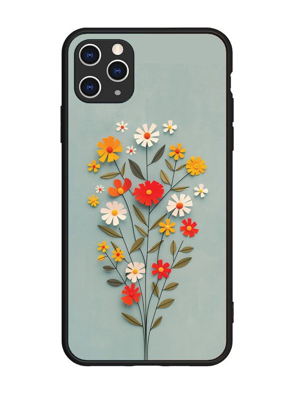 iPhone 11 Pro Max Paper Flowers