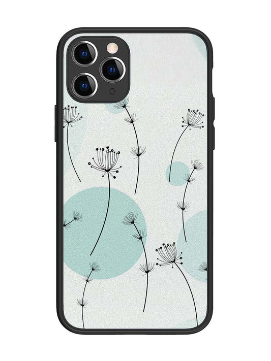 iPhone 11 Pro Soft Focus Floral Silhouette