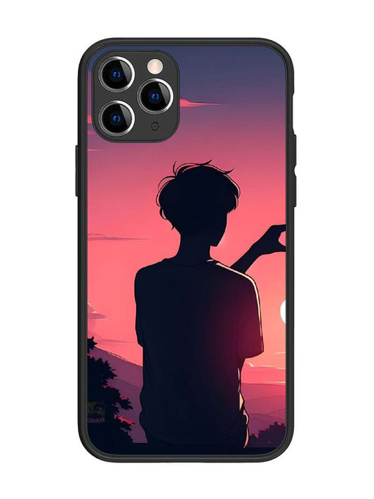 iPhone 11 Pro Love Heart with Hand Boy