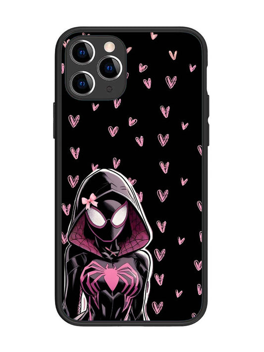 iPhone 11 Pro Spidergirl with hearts