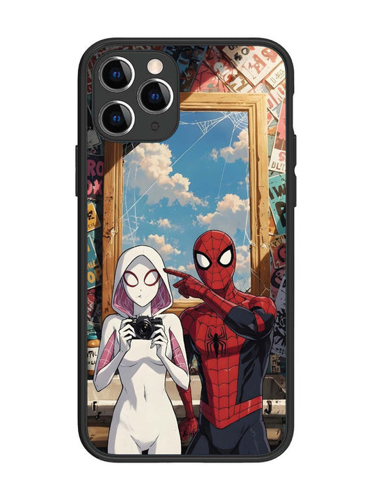 iPhone 11 Pro Spiderman and Spiderwoman