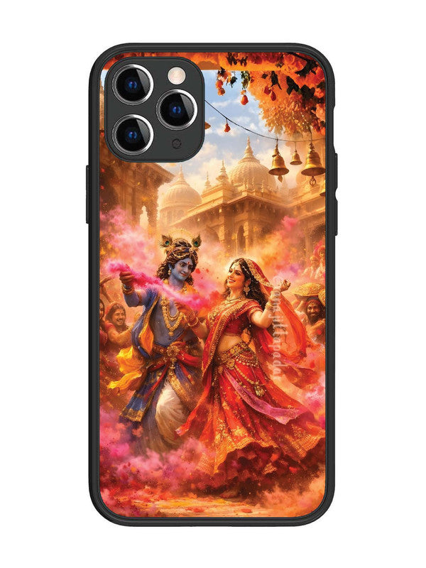 iPhone 11 Pro Radha Krishna Playing Holi