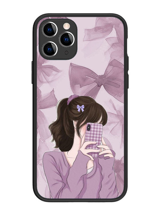 iPhone 11 Pro Pinky Girl taking selfie