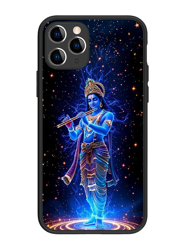 iPhone 11 Pro | 2D Metal | Krishna with Flute | IP-11P-455