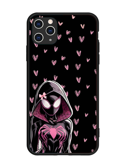 iPhone 11 Pro Max Spidergirl with hearts