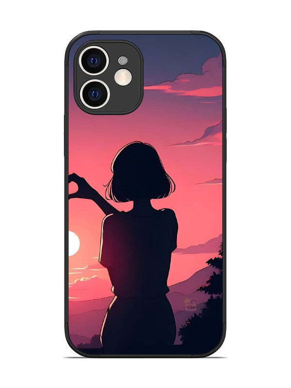 iPhone 12 Love Heart with Hand Girl