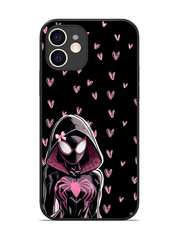 iPhone 12 Spidergirl with hearts