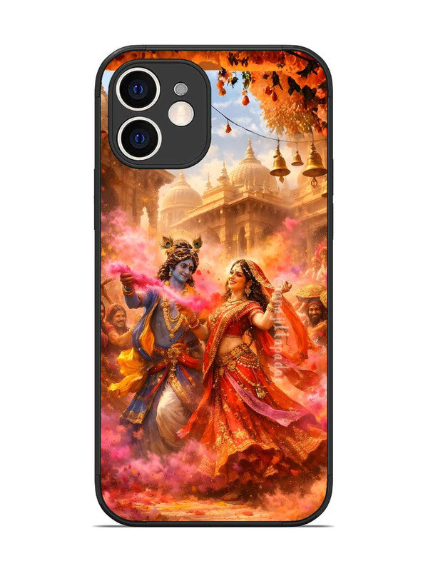 iPhone 12 Radha Krishna Playing Holi