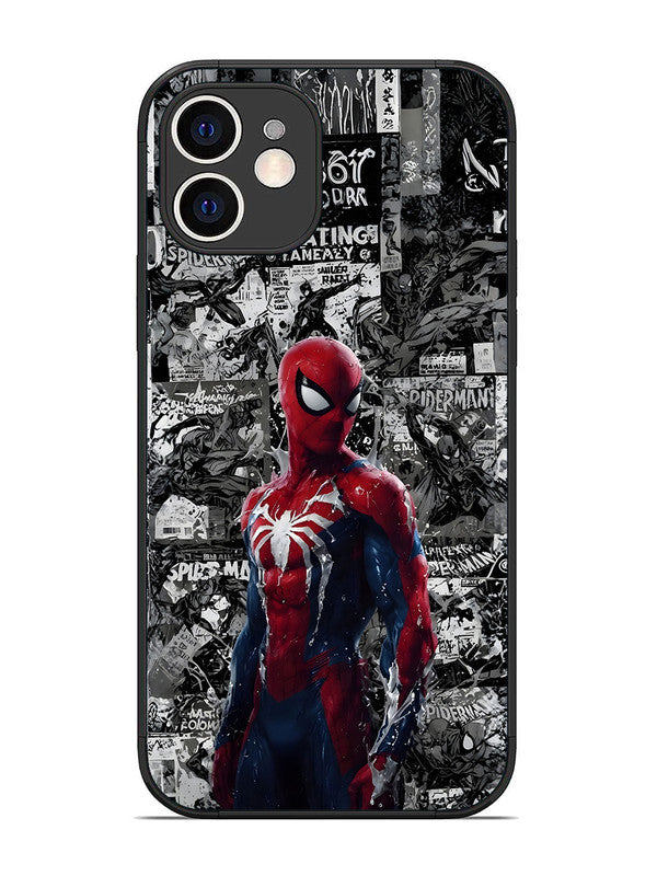iPhone 12 Spiderman Highlighted on News Paper
