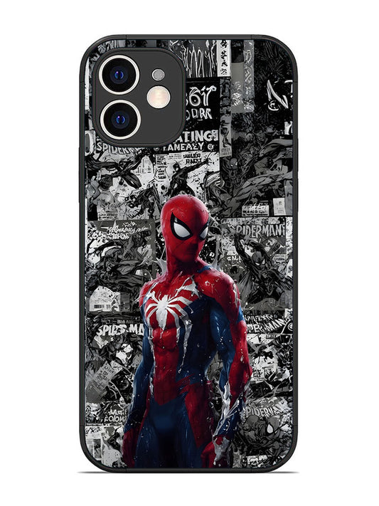 iPhone 12 Spiderman Highlighted on News Paper