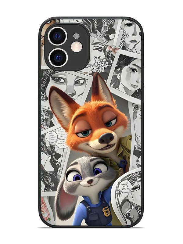iPhone 12 Cute Nick wilde and judy hopps