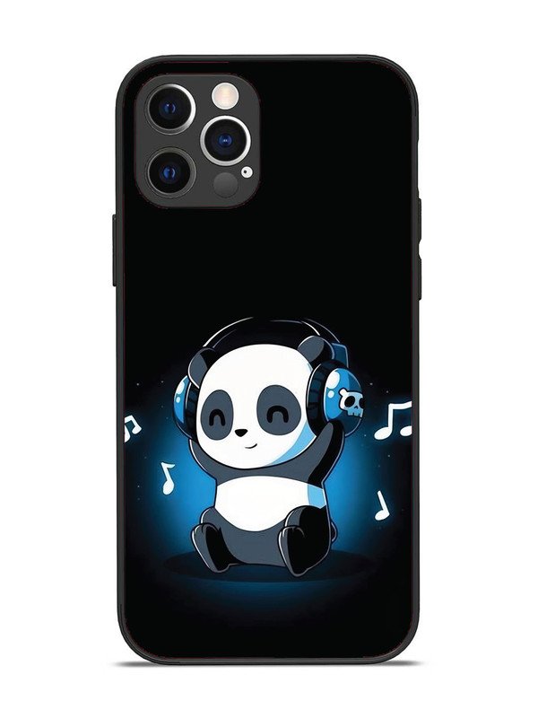 iPhone 12 Pro Panda Listening Music