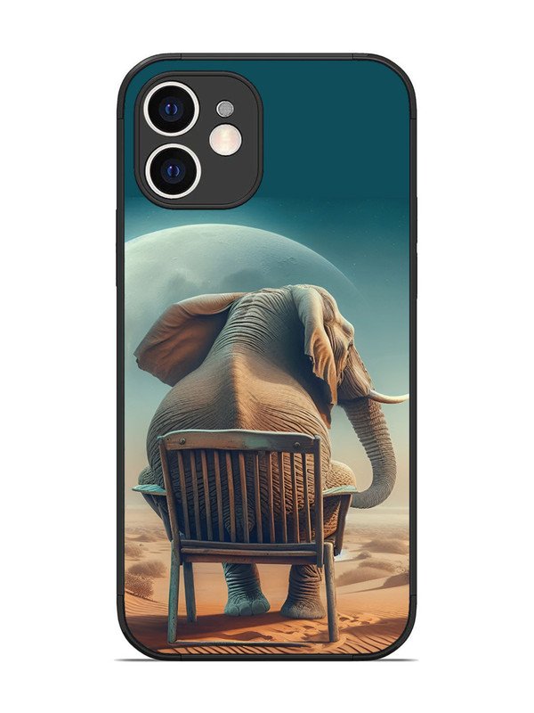 iPhone 12 Baby Elephant om chair