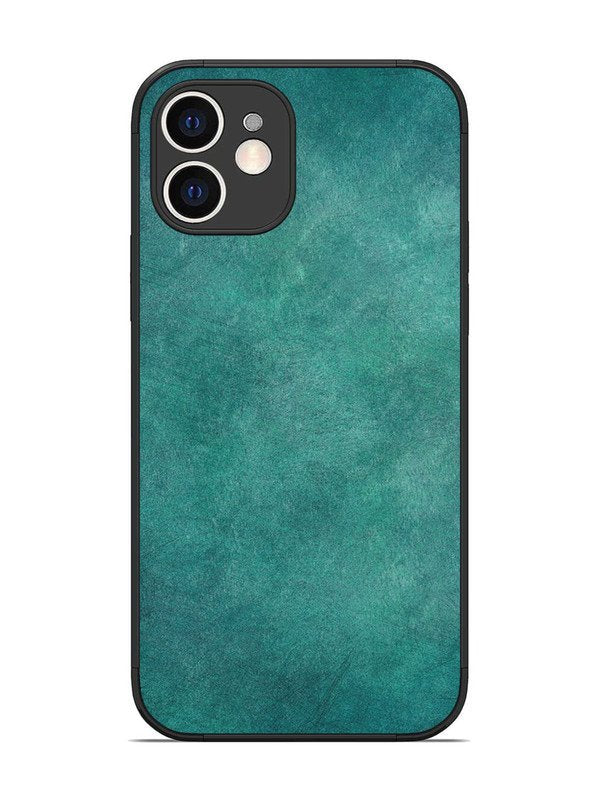 iPhone 12 Jungle green with Scratches Marble
