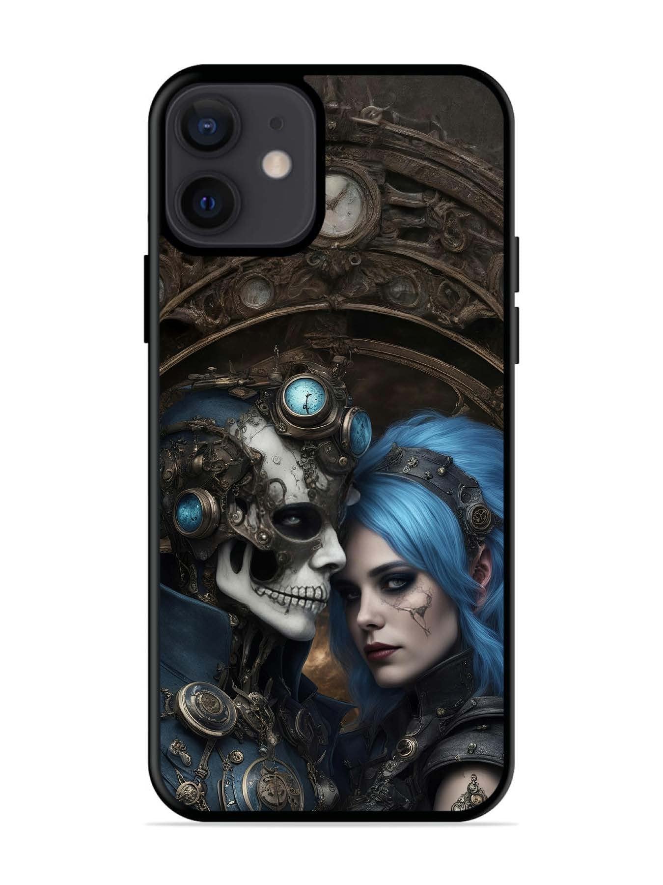 iPhone 12 Mini Skeleton & Devil Girl