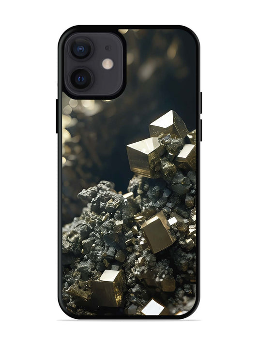 iPhone 12 Mini Gold Crystals