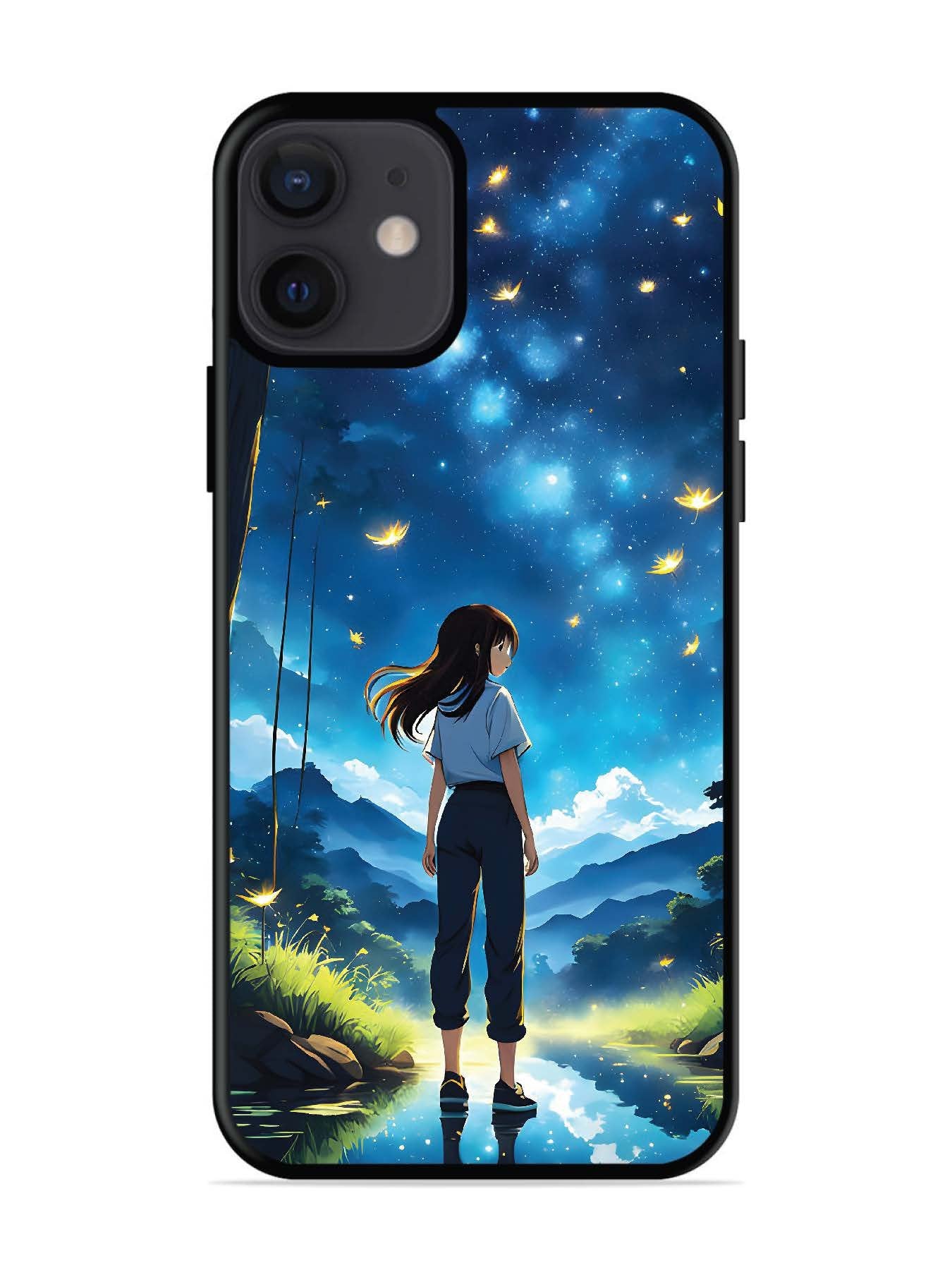 iPhone 12 Mini Girl In Beautiful Forest