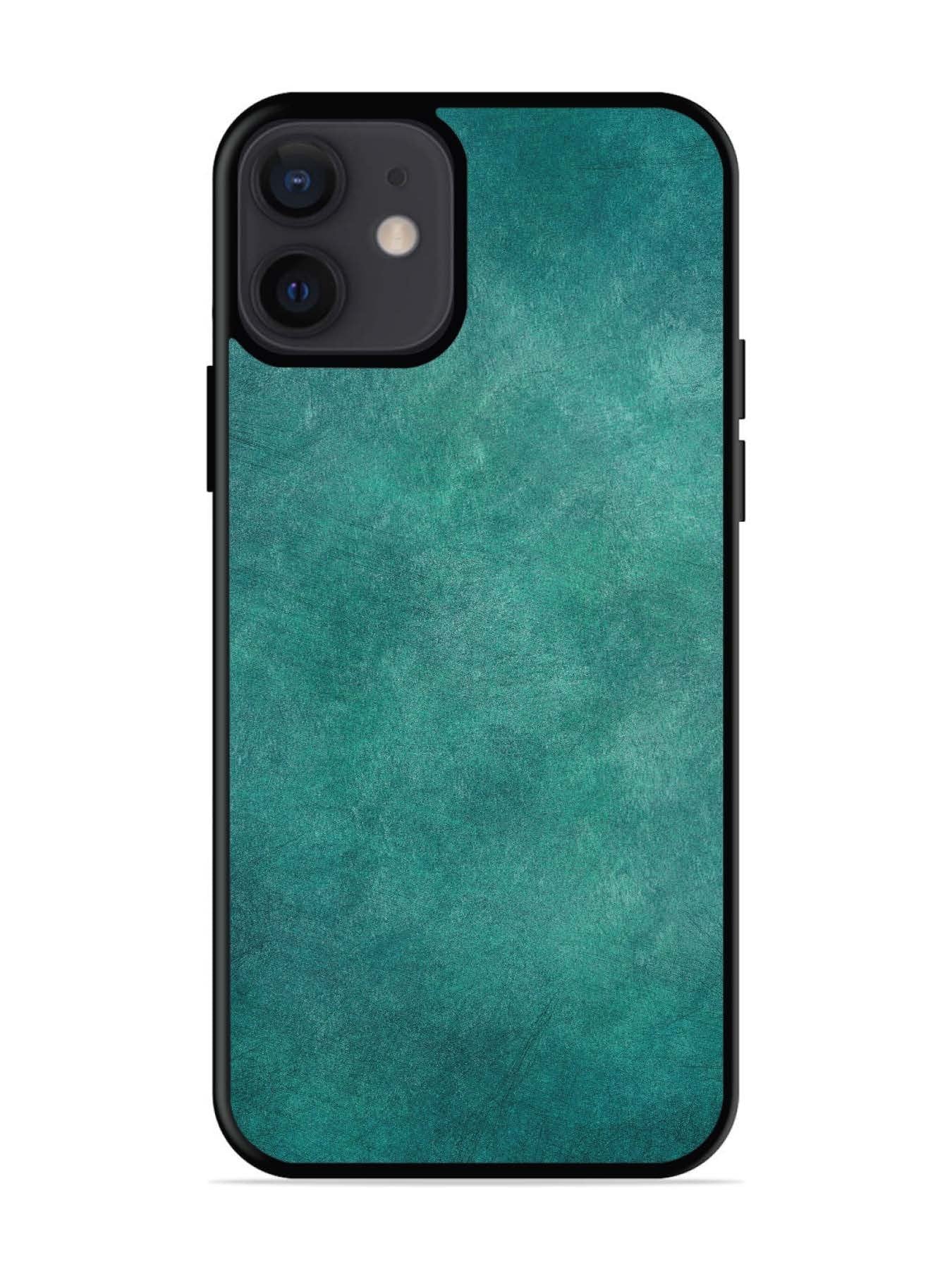 iPhone 12 Mini Jungle green with Scratches Marble