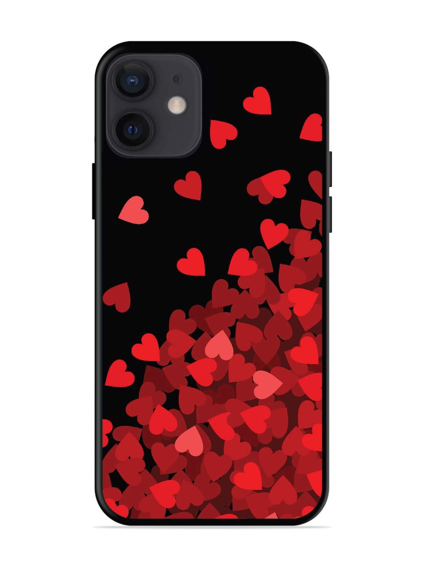 iPhone 12 Mini Red Hearts