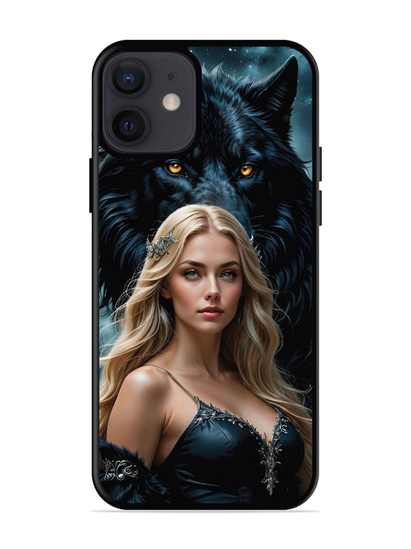 iPhone 12 Mini Wolf & Girl