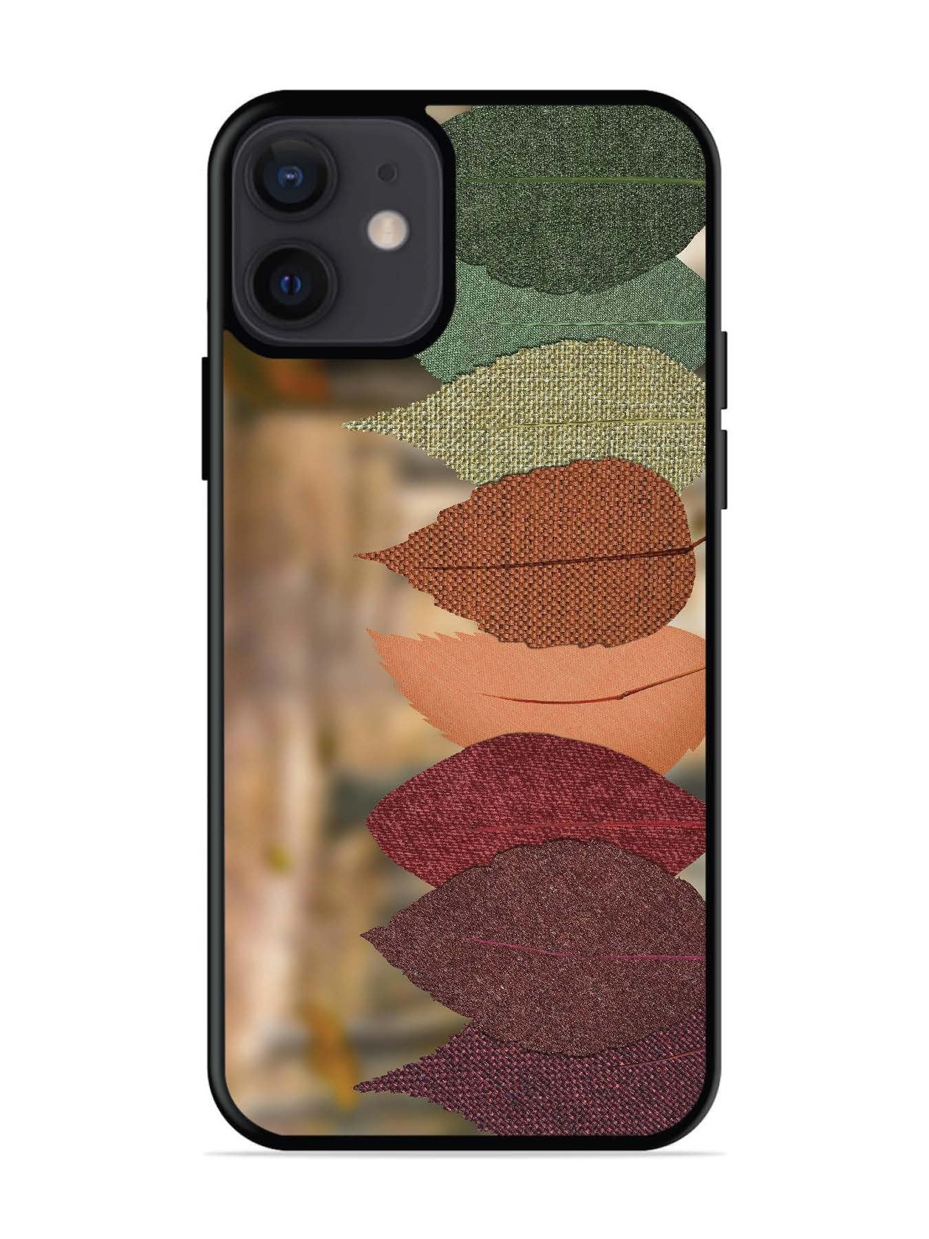 iPhone 12 Mini Fabric Leafs