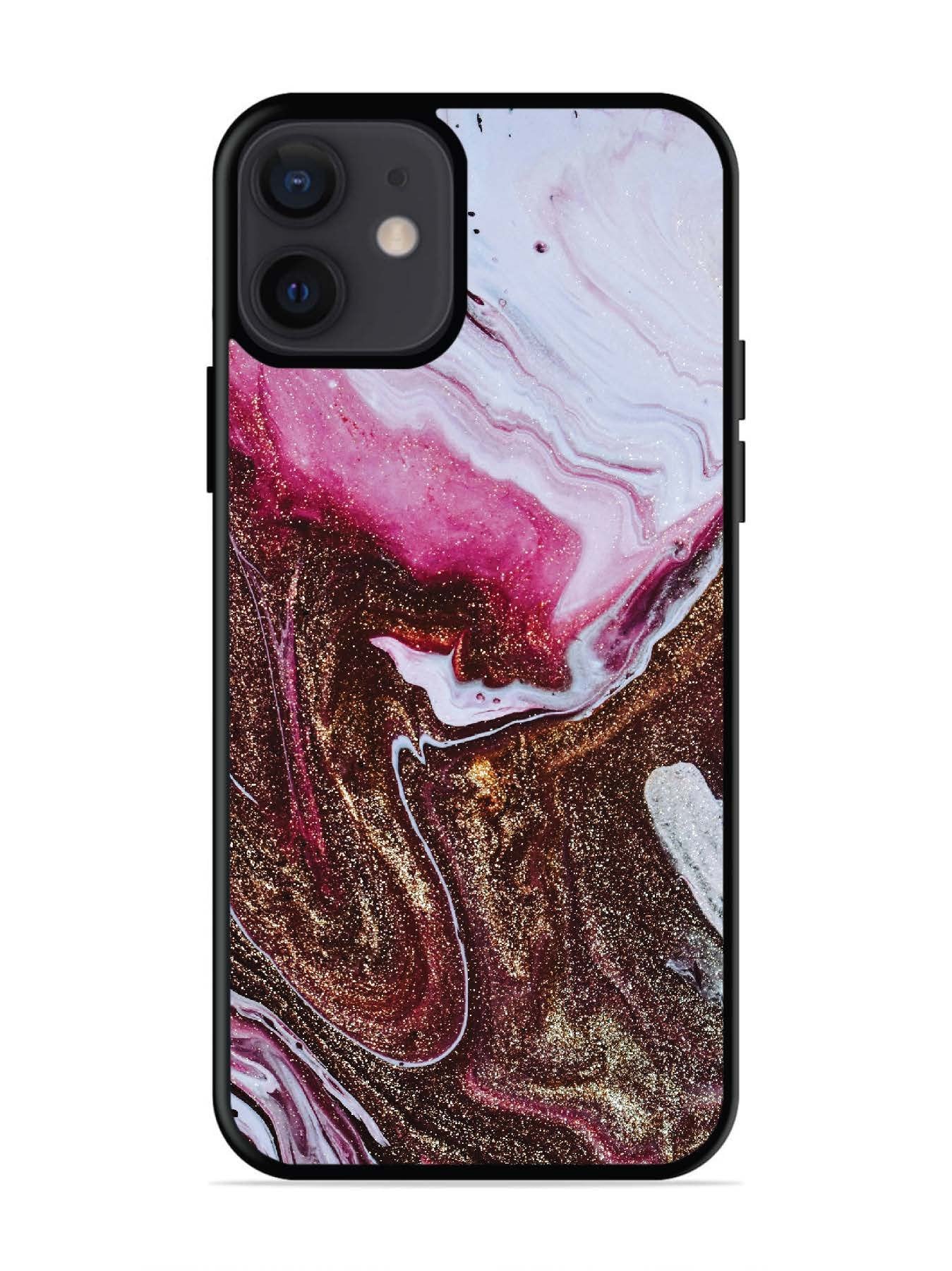 iPhone 12 Mini Elegant Rose & Gold Marble