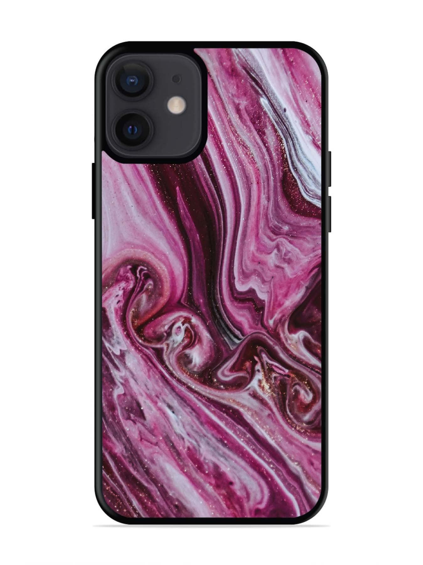 iPhone 12 Mini Pink Flood Marble