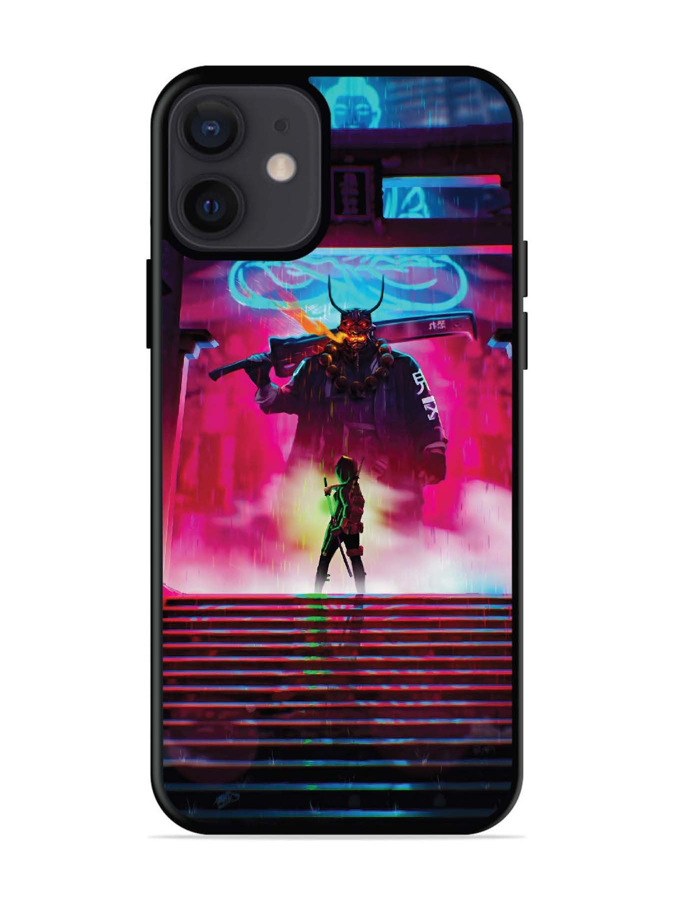 iPhone 12 Mini Cyberpunk Yokai Monster